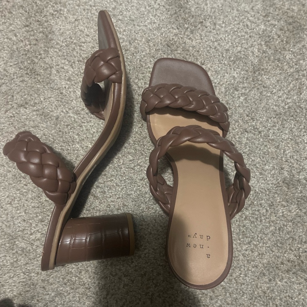 Light Brown Sandal Pumps WORN ONCE